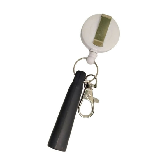 SIEYIO Travel Friendly Elastic Pen Protector with Keychain Clip Pencil Holder Keyring Suitable for Hikers and Campers