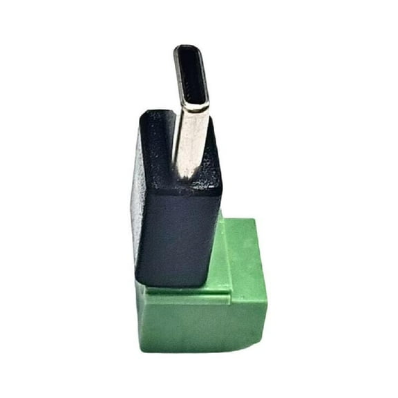 SIEYIO Travel Type C Male to 2 Pin 5V Easy Connection Terminals Power Supply Adapter Converter for Portable Batteries