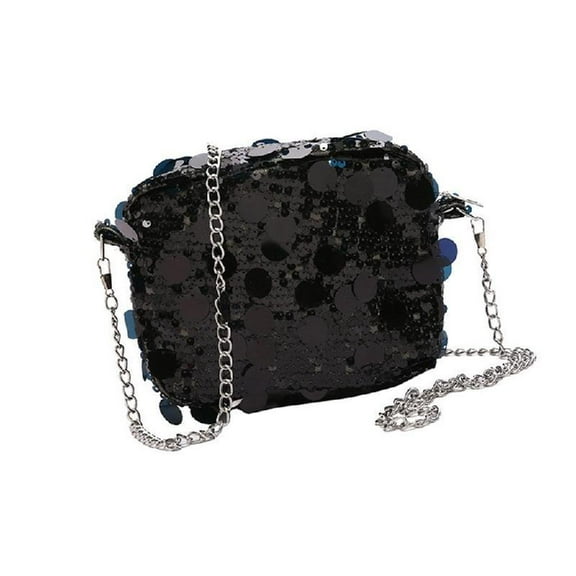 SIEYIO Trendy Handbag Evening Bag With Sequined Detail Spacious Crossbody Bags Party Shoulder Purse For Ladies