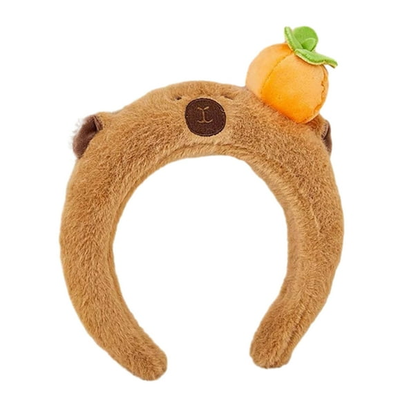 SIEYIO Trendy Headband Hairbands Capybara Hair Bands Fashionable Head Hoop Hair Accessories Plush Material Gift for Women Girls