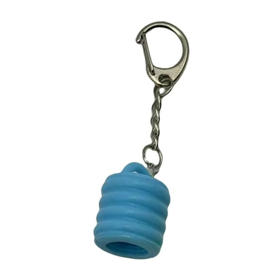 SIEYIO Trendy Lip Gloss Keychain Caps Holder Keyring Accessories for Beauty Enthusiasts