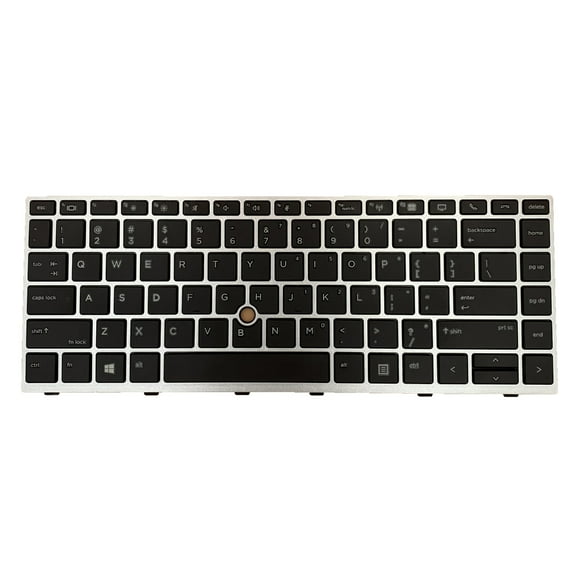 SIEYIO US Laptop Keyboards for For HP EliteBook 840 G5 846 G5 745 G5 Keyboard New Replacement Test No Pointing