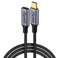 thumbnail image 1 of SIEYIO USB C Extension Cable Female to Male TypeC USB3.2 Gen2 100W Fast Charging Extenders Cord for Laptops Tablets, 1 of 12