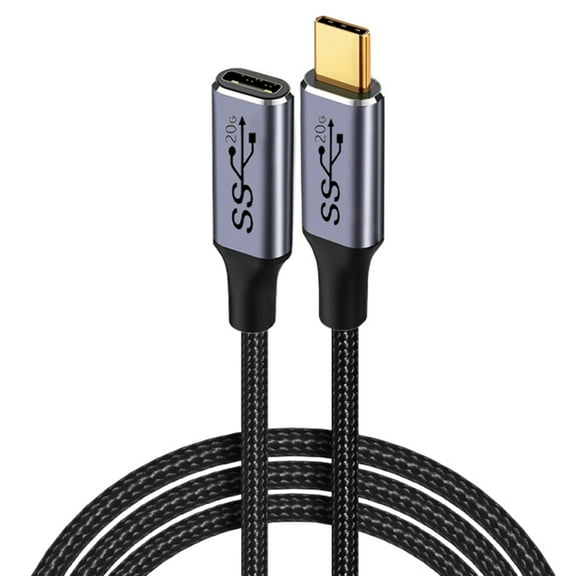 SIEYIO USB C Extension Cable Female to Male TypeC USB3.2 Gen2 100W Fast Charging Extenders Cord for Laptops Tablets
