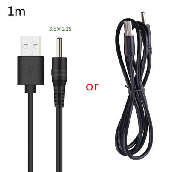 SIEYIO USB to for DC Jack Plug Aux for DC 5.5x2.1/5.5x2.5/3.5x1.35/4.0x1.7/2.5x0.7mm Audio Cable Charging Line Audio Connectors