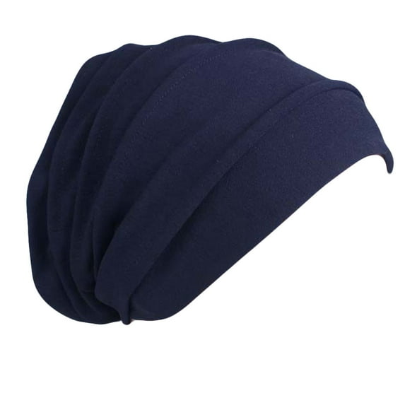 SIEYIO Unisex Cotton Sleep Cap Cancer Beanie Turban Hair Loss Chemo Hat Pleated