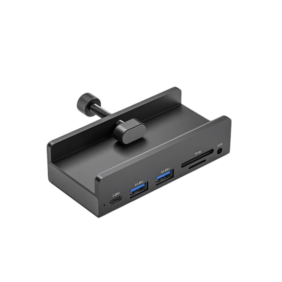 SIEYIO Universal USB3.0 HUB Type C Card Reader with Memory Card Slots Quick Attach