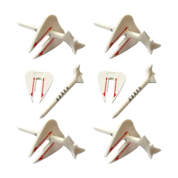 SIEYIO Versatiles Golf Tees Base Bright Color Plastic Golf Tees Flexible Golf Tees for Practice and Competitive Play