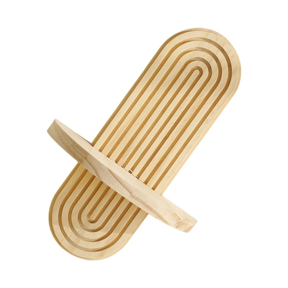 SIEYIO Wall Mount Storage Rack Rainbow Arch Wooden Floating Shelf for Nursery Bedroom