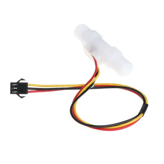 SIEYIO Water Hall Effect 0.3-3.0L/min G1/4 Plastic Signal Pulse Output Measure Liquid for Turbine Flow Sensor Meter Accessories