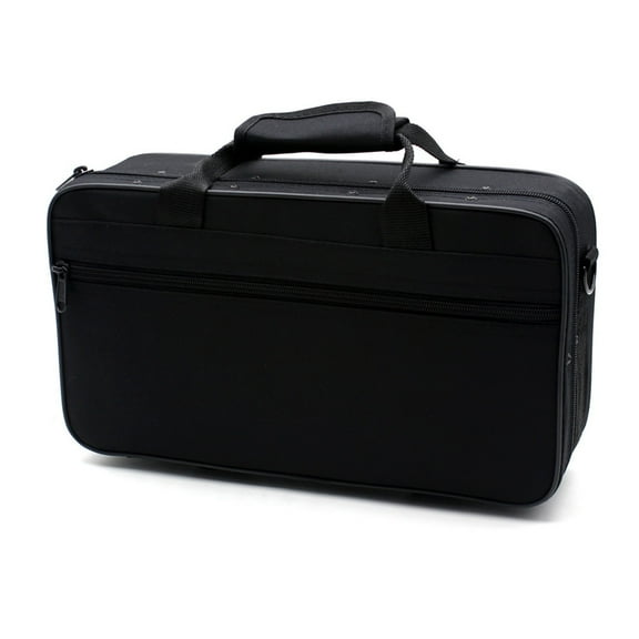 SIEYIO Waterproof Black Clarinet Box Case Foam Padded Thicken Oxford Cloth Clarinet Sotrage Bag with Handle Strap Durable