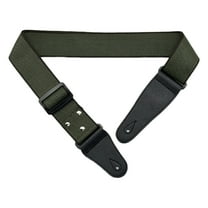 SIEYIO Weaving PU Ends Guitar Strap, Soft Adjustable Comfortable Cotton Acoustic Guitar Strap for Electric Guitar Bass