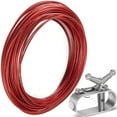 SIEYIO Winter Swimming Pool Cover Cable and Winch Kit 100ft Plastic