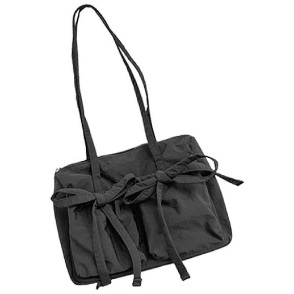 SIEYIO Women Armpit Bag Korean Styles Shoulder Bag Large Capacity Handbag Bows Underarm Bag Shopping Dating Bag for Daily