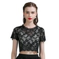 thumbnail image 1 of SIEYIO Women Detachable Fake Collar Half Shirt Blouse Crochet Floral Lace Girls Collars, 1 of 15