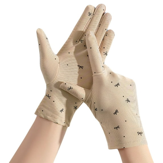 SIEYIO Women Driving Riding Mitten Sunscreen Gloves Ultra-thin Gloves for Riding