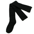 thumbnail image 1 of SIEYIO Women Winter Thigh High Fuzzy Slipper Socks Solid Color Over Knee Warm Stockings, 1 of 20