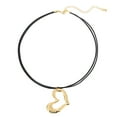 thumbnail image 1 of SIEYIO Y2K Love Heart Pendant Rope Tie Choker Necklace for Women Elegant Minimalist, 1 of 8