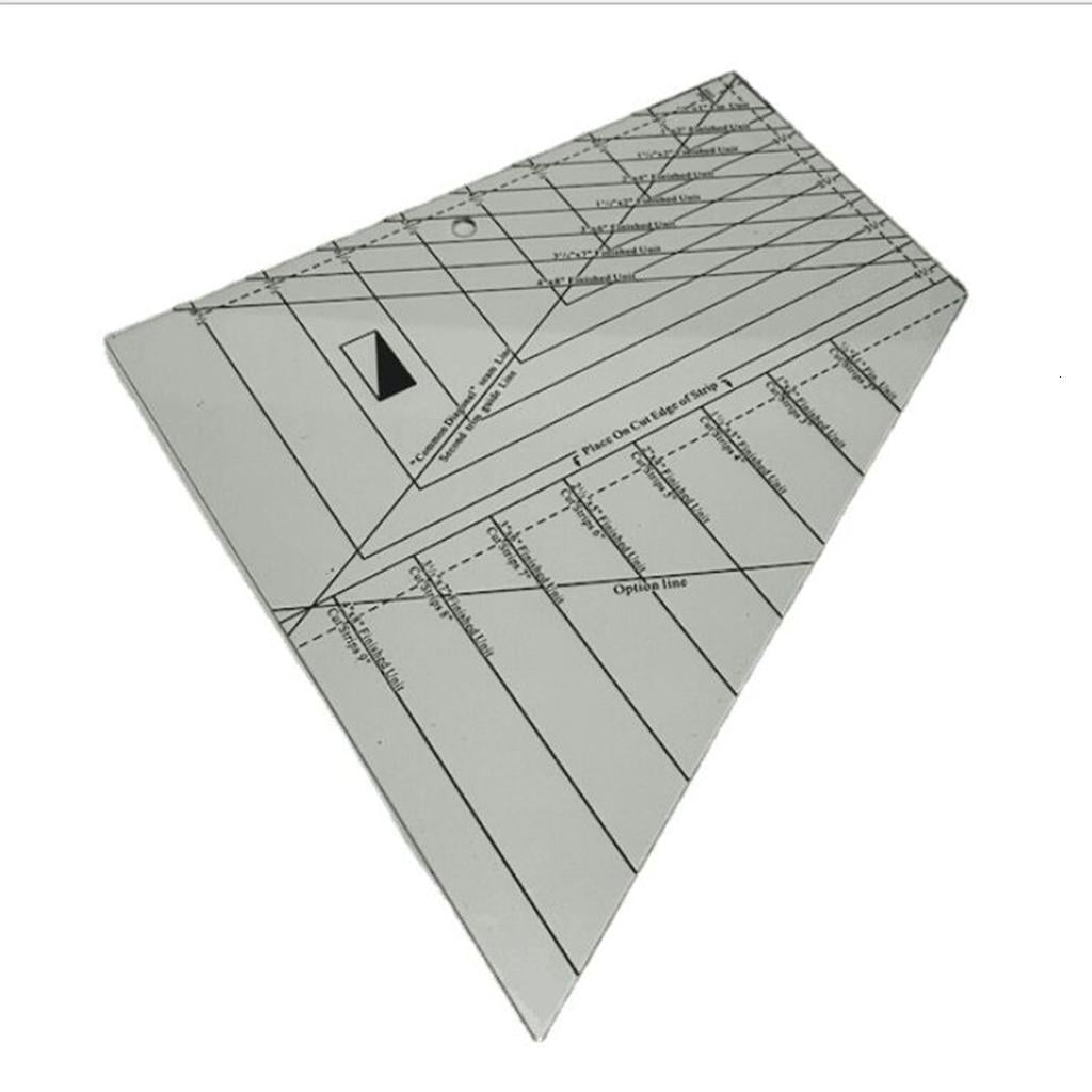 SIEYIO Creative Split Rects Cutting Template Multipurpose Sewing Patchwork Ruler Sc