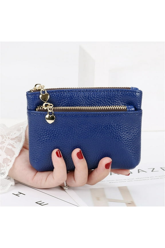 Fashion PU Leather Coin Purse Women Change Purses Kids Pocket Wallets Holder Zipper Pouch Card Holder