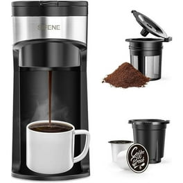 Proctor-Silex Single Serve Ground & Pod Coffee Maker, Black