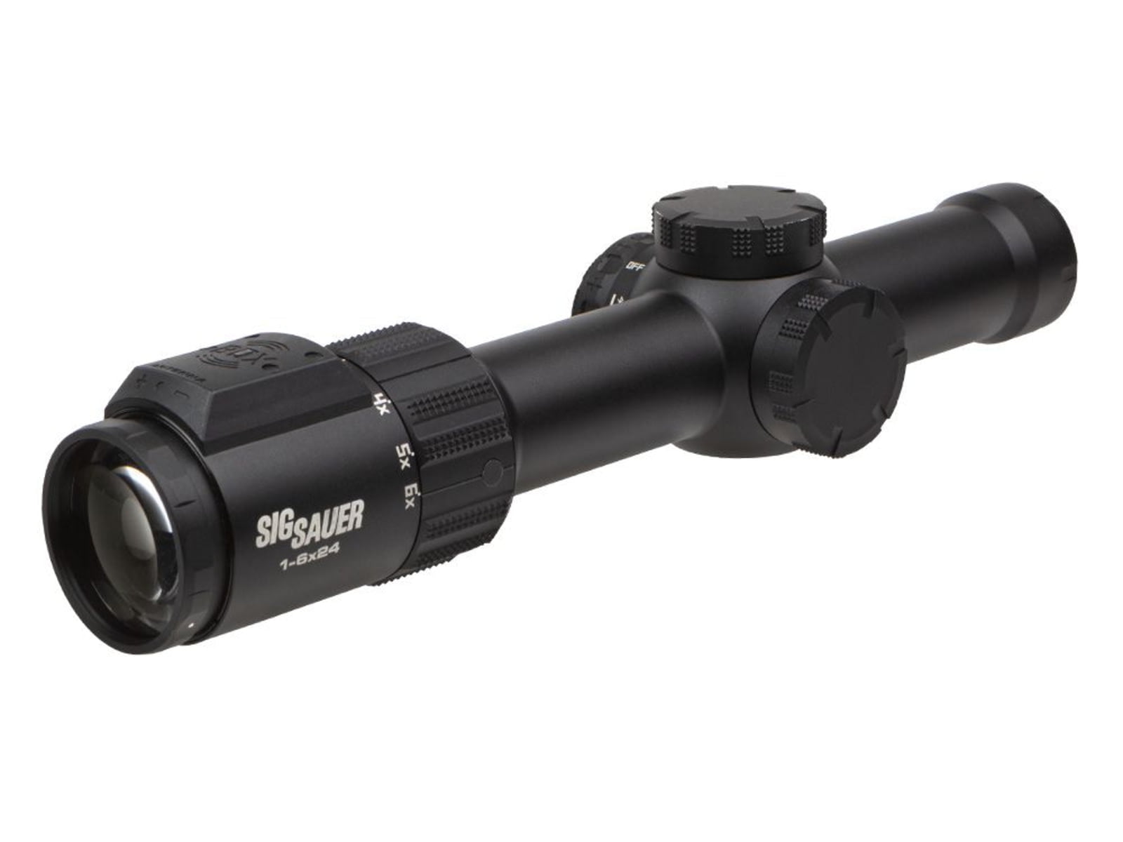 SIG SAUER Easy 6TBDX 1-6X24mm 30mm Tube Second Focal Plane Rifle Scope, Black, B