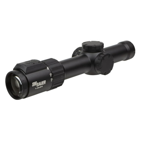 SIG SAUER Easy 6TBDX 1-6X24mm 30mm Tube Second Focal Plane Rifle Scope, Black, B