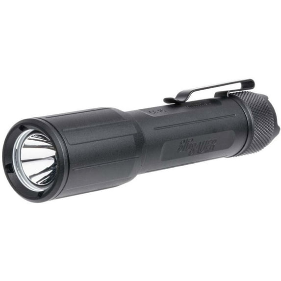 SIG SAUER FOXTROT-EDC Full-Size Rechargeable Flashlight, 1,350 Lumens, Black, SO