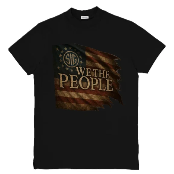 SIG Sauer We The People Unisex Graphic T-Shirt Top Flag