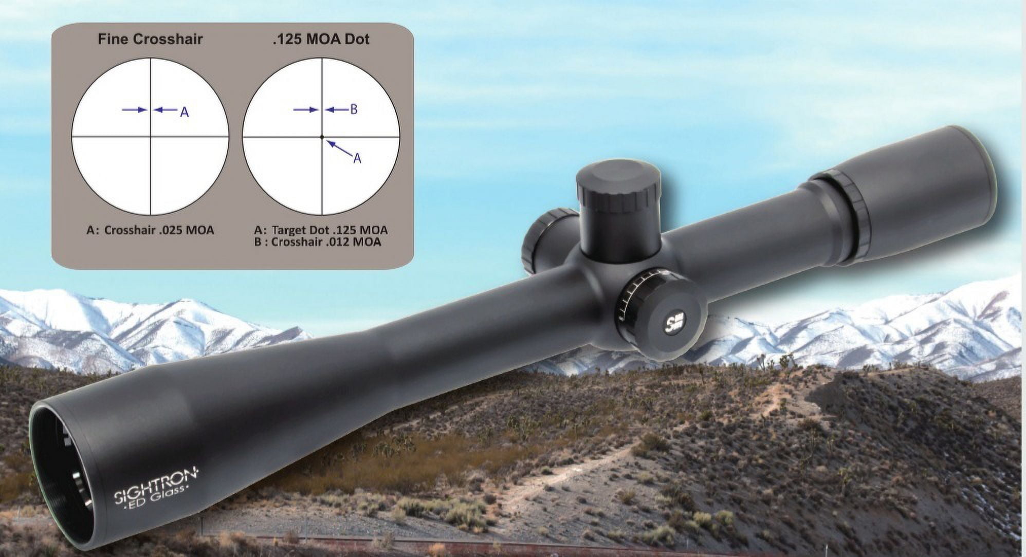 SIGHTRON SIII SS 36X45ED FHC RifleScope  (25186)