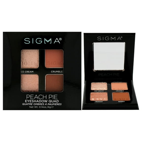 SIGMA Eyeshadow Quad - Peach Pie , 0.14 oz Eye Shadow