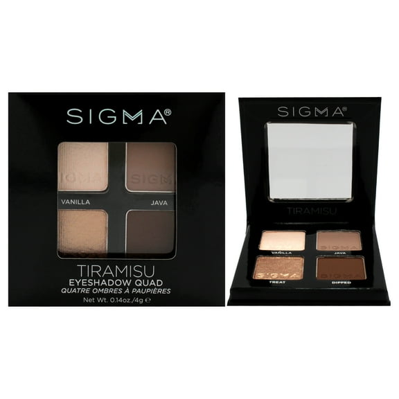 SIGMA Eyeshadow Quad - Tiramisu , 0.14 oz Eye Shadow