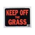 thumbnail image 1 of Hy-Ko English 9 in. H x 12 in. W Plastic Sign Keep off the Grass, 1 of 2