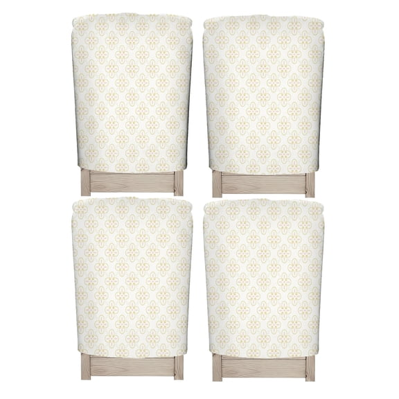 SIGNBLOC 1 Pack Dining Chair Back Covers, Stretch Chair Back Protectors for Home Kitchen Restaurant Decor