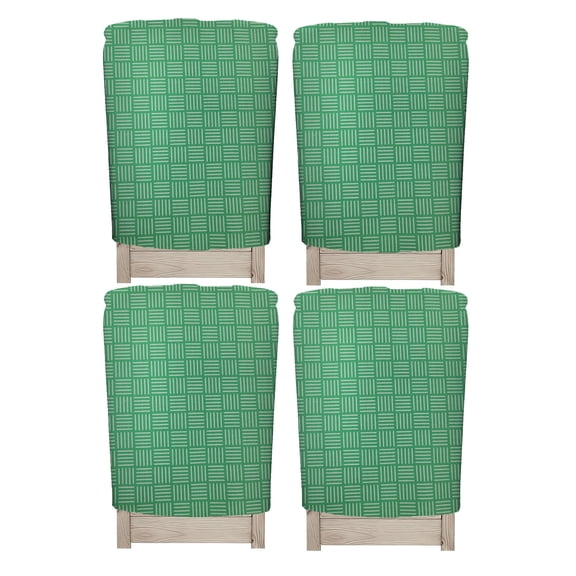 SIGNBLOC 1 Pack Dining Chair Back Covers, Stretch Chair Back Protectors for Home Kitchen Restaurant Decor