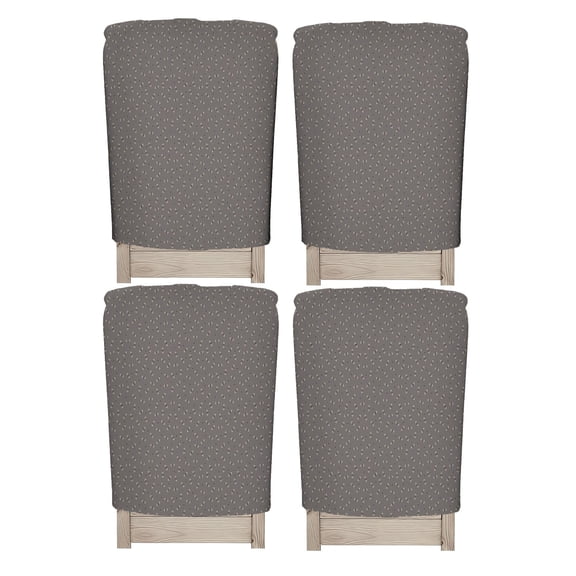 SIGNBLOC 1 Pack Dining Chair Back Covers, Stretch Chair Back Protectors for Home Kitchen Restaurant Decor