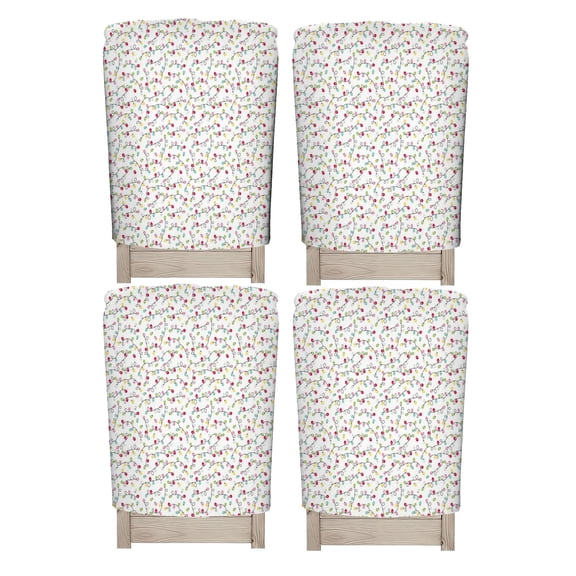 SIGNBLOC 1 Pack Dining Chair Back Covers, Stretch Chair Back Protectors for Home Kitchen Restaurant Decor