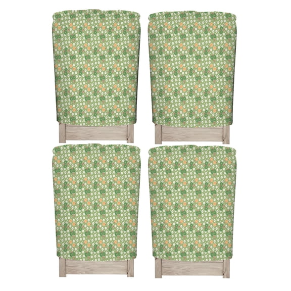 SIGNBLOC 1 Pack Dining Chair Back Covers, Stretch Chair Back Protectors for Home Kitchen Restaurant Decor