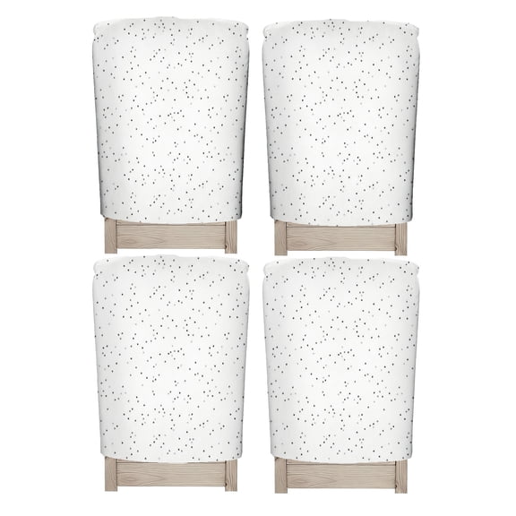 SIGNBLOC 1 Pack Dining Chair Back Covers, Stretch Chair Back Protectors for Home Kitchen Restaurant Decor