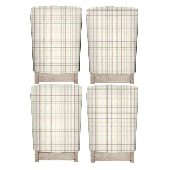 SIGNBLOC 1 Pack Dining Chair Back Covers, Stretch Chair Back Protectors for Home Kitchen Restaurant Decor