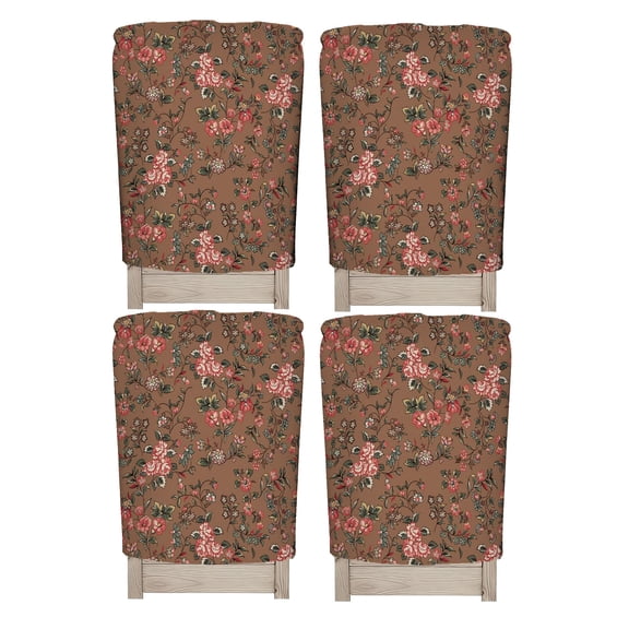 SIGNBLOC 1 Pack Dining Chair Back Covers, Stretch Chair Back Protectors for Home Kitchen Restaurant Decor