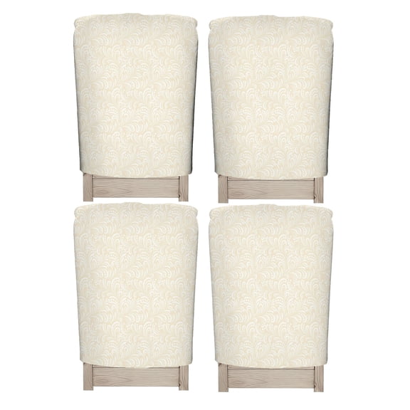 SIGNBLOC 6 Pack Dining Chair Back Covers, Stretch Chair Back Protectors for Home Kitchen Restaurant Decor