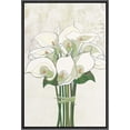 thumbnail image 1 of SIGNFORD Canvas Print Wall Art Art Nouveau Calla Lily Bunch Floral  Illustrations Modern Art Farmhouse/Country Multicolor Warm for Living Room, Bedroom, Office - 16"x24" Black, 1 of 7