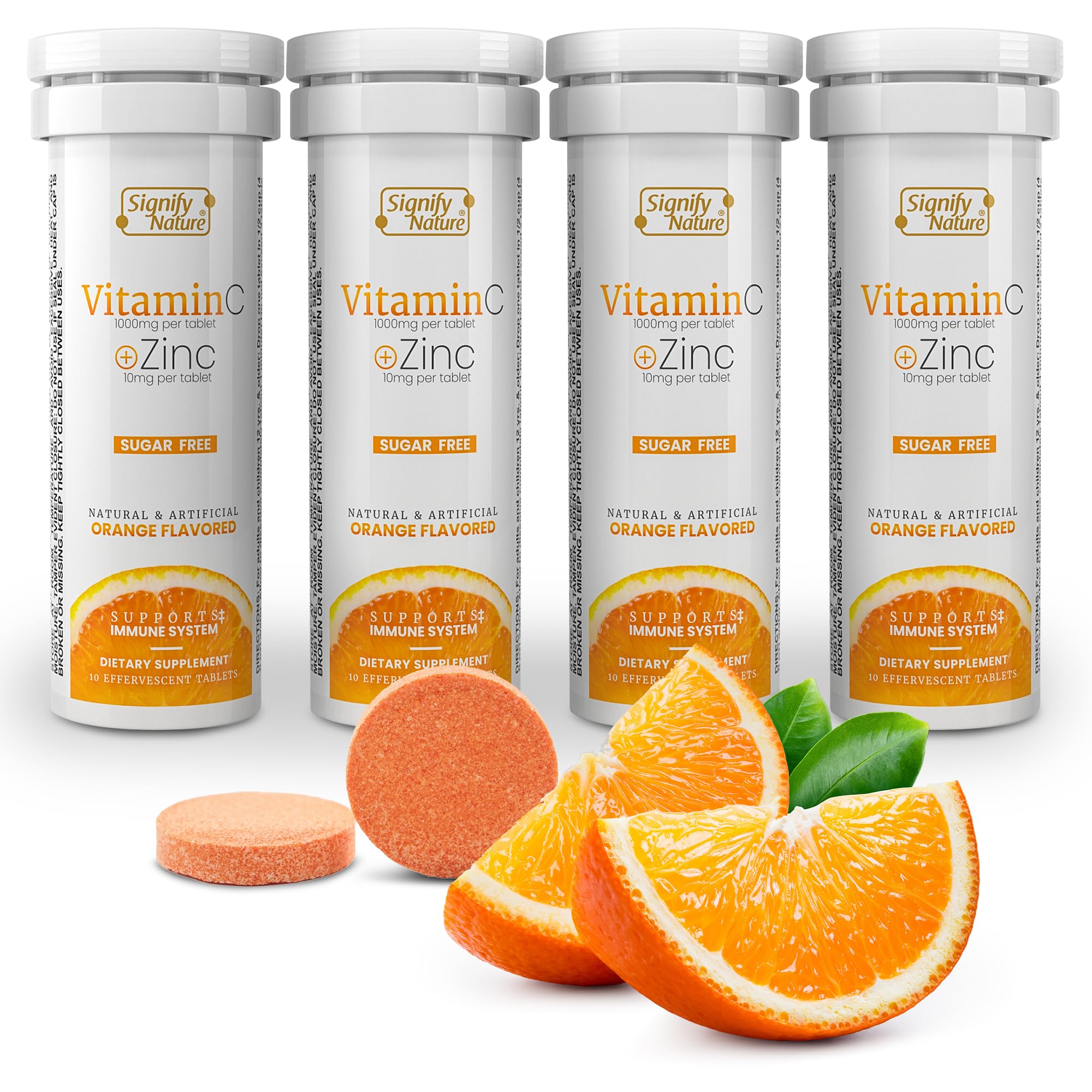 SIGNIFY NATURE Vitamin C 1000mg Effervescent Tablets Potent Immune
