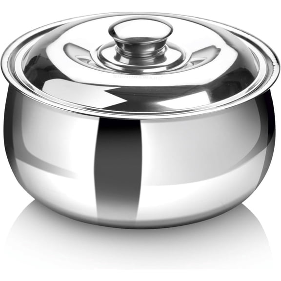 SIGNORA WARE Insulated Stainless Steel Casserole Dish with Lid 2100ml Thermal Food Container