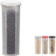 thumbnail image 1 of SIGNORA WARE Pasta Storage Container with Lid Airtight 30 oz White, 1 of 6