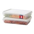 thumbnail image 1 of SIGNORA WARE Deli Meat Containers with Lids Set of 2 Airtight Stackable White, 1 of 8