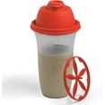 thumbnail image 1 of SIGNORA WARE Reusable Shaker Bottle 17 oz – Plastic Protein & Smoothie Mixer Red, 1 of 6