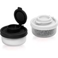 thumbnail image 1 of SIGNORA WARE 2-Piece Airtight Salt and Pepper Shakers Set, BPA-Free, Black & White, 1 of 6
