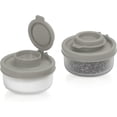 thumbnail image 1 of SIGNORA WARE 2-Piece Airtight Salt and Pepper Shakers Set, BPA-Free, Gray, 1 of 6
